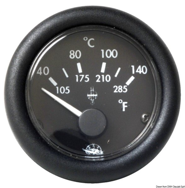 Temperatura olio 40-150° 12 V nero - 27.432.01